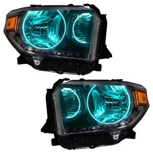 Toyota Tundra Headlight Assembly - ORACLE Lighting - Dual Halo Kit - ColorSHIFT w/ BC1 Controller - `14-`17